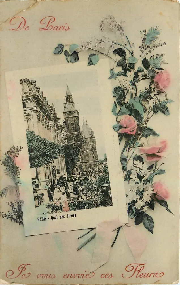 Paris - Quai aux Fleurs — De Paris — editor desconhecido, número de série não visível - Frente