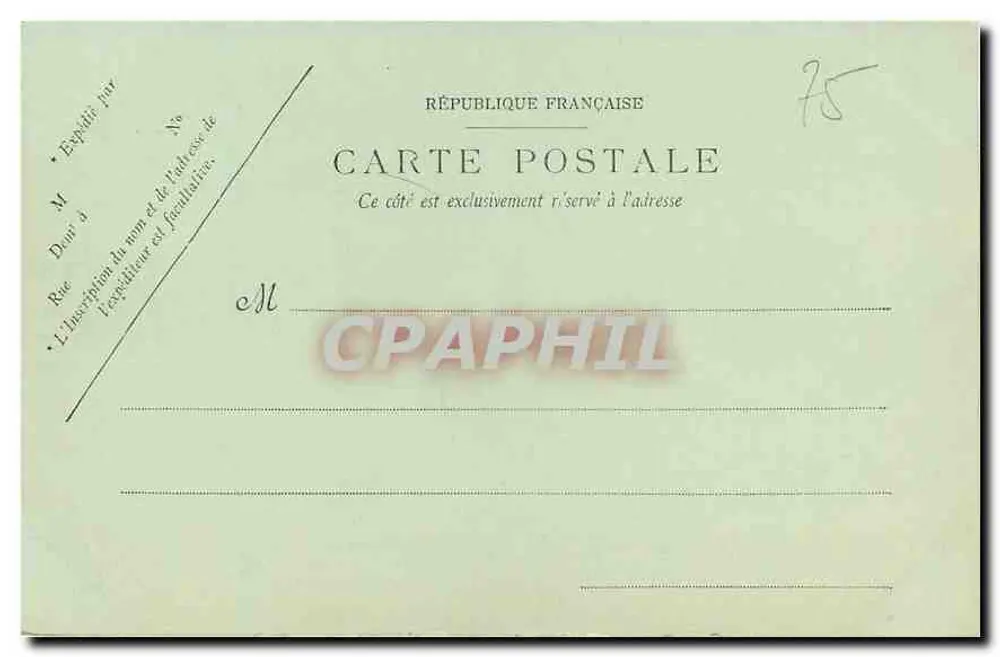 Paris — Notre-Dame — Porta lateral — LL. — n°483 - Verso