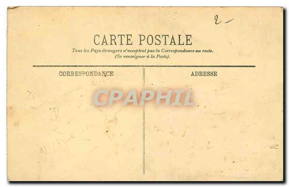 Paris — A Praça da Concórdia — LL. - Verso