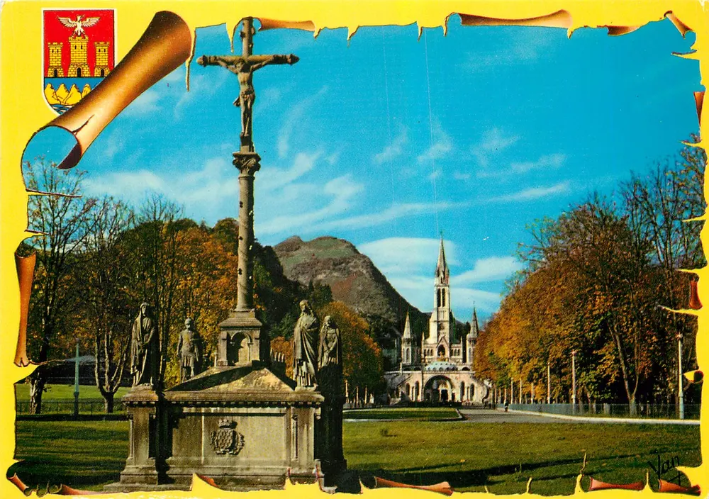 Lourdes — Der Bretonische Calvary und die Basilika — Éditions P. CHAMBON - Vorderseite