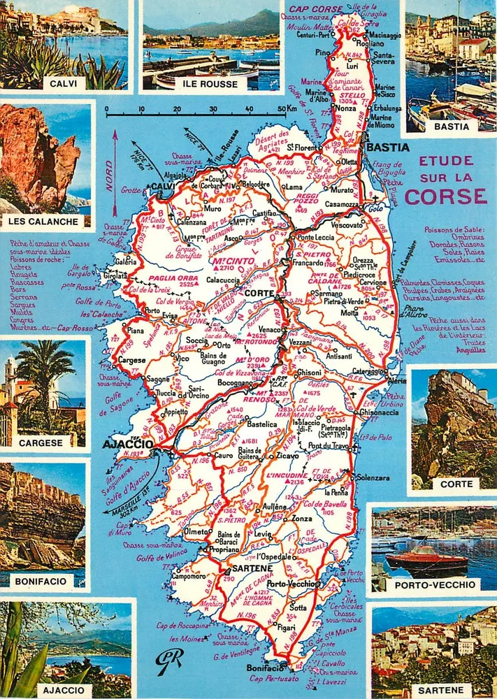 Studie zu Korsika — Éditions Internationales du Tourisme, n° 10 20 0414 - Vorderseite