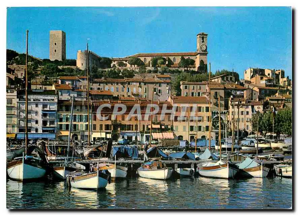 Cannes - Ein Stück des Hafens St-Pierre und der Suquet — Éditions d'Art Monquet, n°179 - Vorderseite