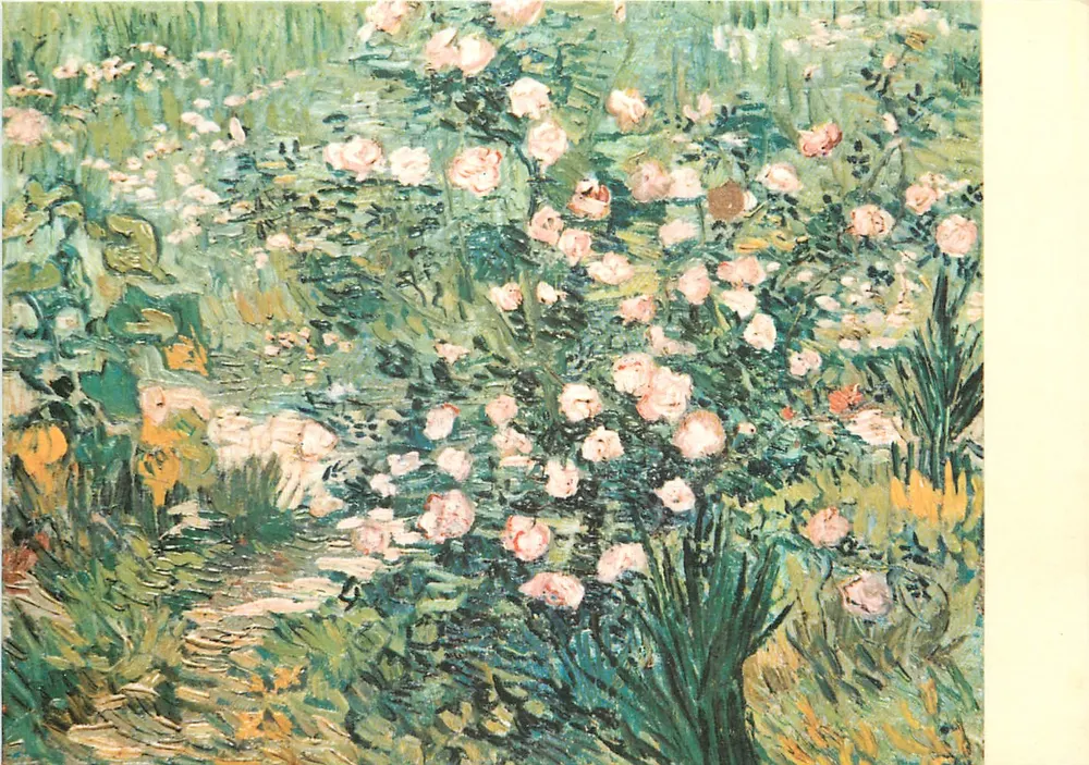 Rosas em flor — Van Gogh (1853-1890) — Edição Japão, Coleção Matugata - Frente