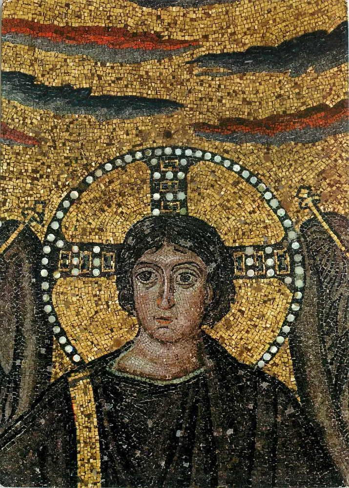Basilica di S. Vital (VI secolo) — dettaglio dell'abside — Edizione F.lli Leonardì, Ravenna - Recto