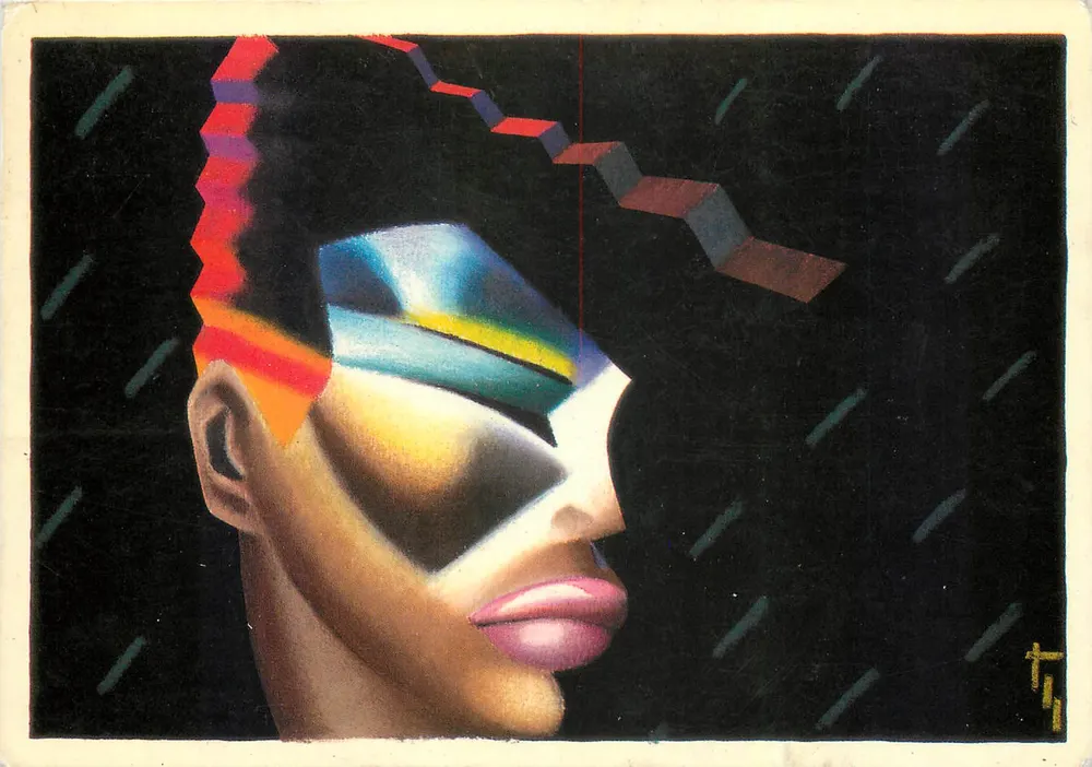 Rosto estilizado — Art Delta — Éditions ART DELTA, n°3 - Frente