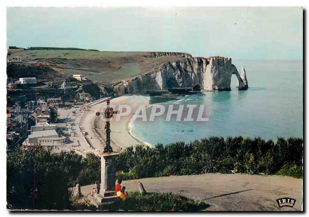 Ansicht des Kreuzwegs an der Aval-Tür — Étretat (Seine-Maritime) — Iris-Edition - Vorderseite