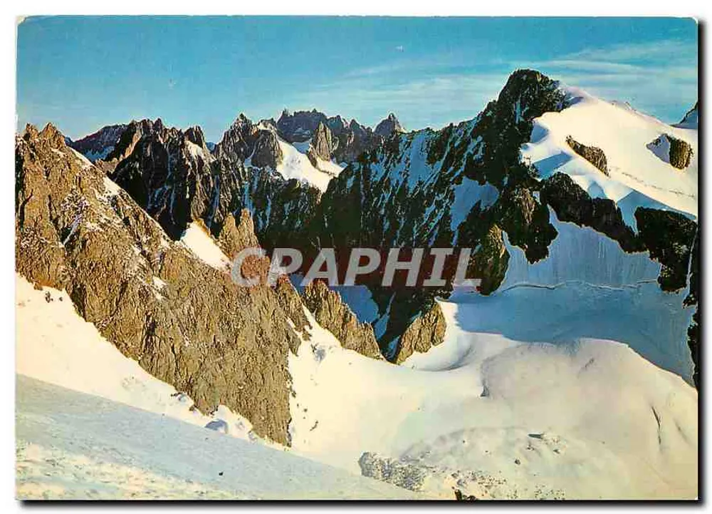 Oisans-Massiv — Col des Ecrins (3.367m.) und Roche Fauria (3.730m.) — Editions F. Francou - Vorderseite