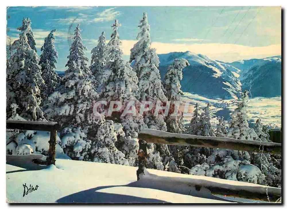 Vista di montagna innevata — Dîno — Luce e Colori dei Pirenei - Recto