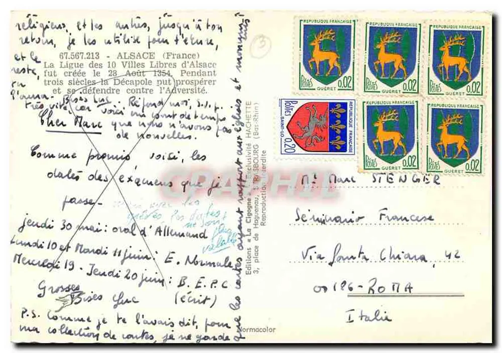 Elsass — Freie Städte der Décapole 1354–1680 — Éditions Hachette - Rückseite