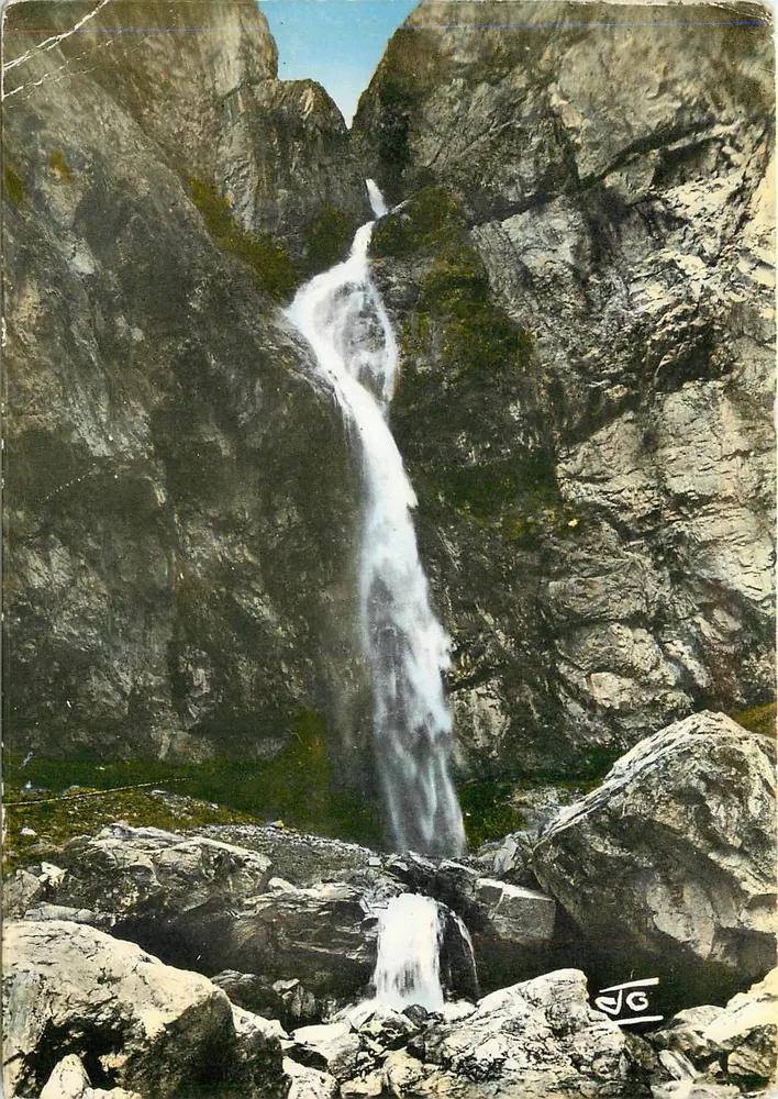Wasserfall du Casset — Tal des Valgaudemar — ABEL, Verlag GAP - Vorderseite