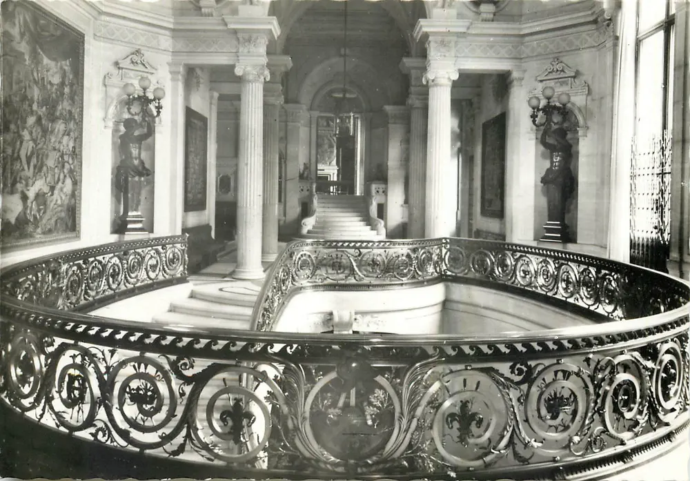 Kasteel van Chantilly (Oise) — Trap van de eerstegang — Uitgave Jean Bernard - Voorkant