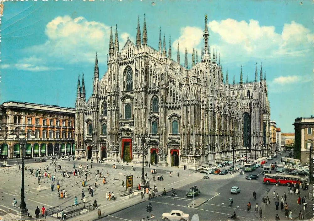 Milano — Duomo de Milan — éditeur Fotodolor, série 213 - Frente