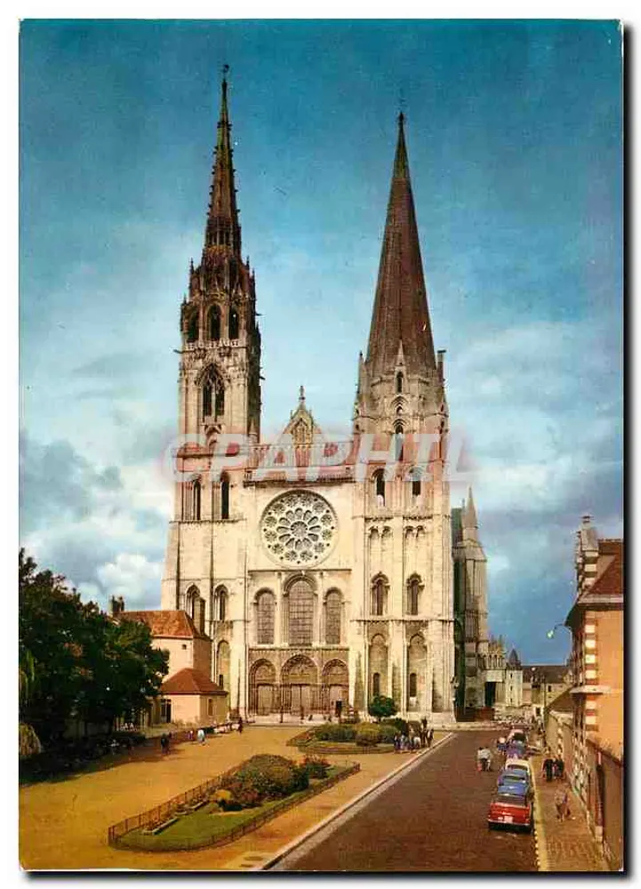 Chartres — A Catedral — Imprensa M. Lesguier e Filhos, Lyon - Frente