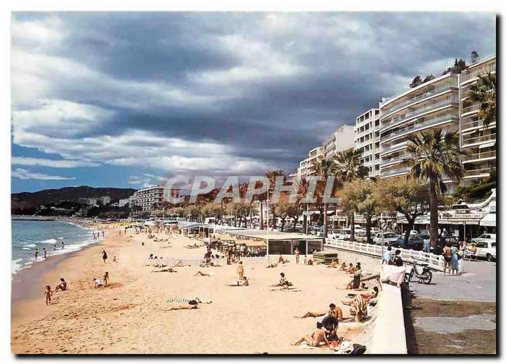 Cannes — Boulevard Jean Hibert, der Südstrand — ELBE Verlag - Vorderseite