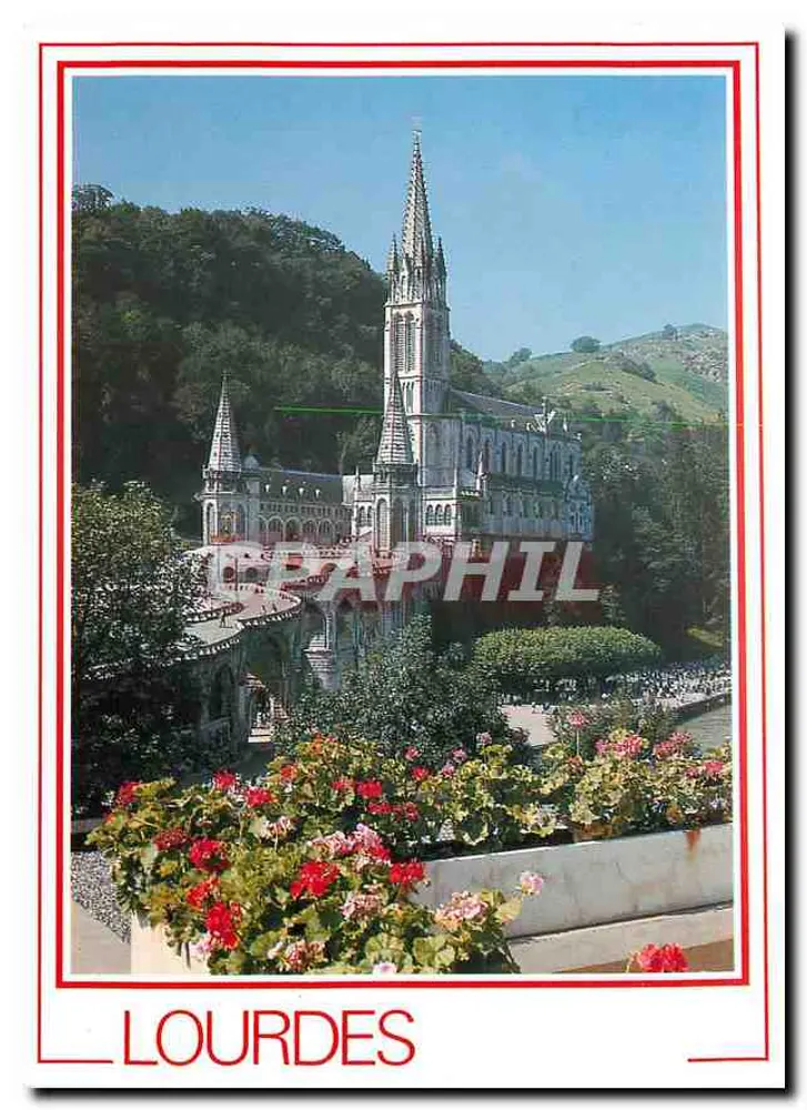 Lourdes — Basílica Nossa Senhora — Edição P. CHAMBON - Frente