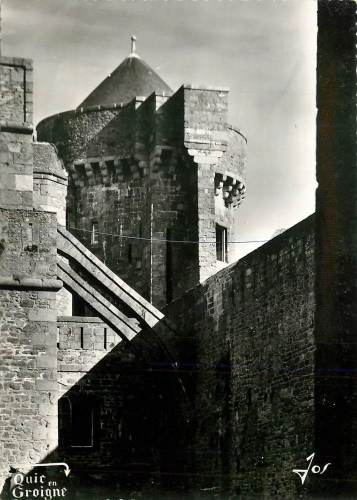 Der kleine Bergfried von Quie en Groigne — Saint-Malo (Ille-et-Vilaine) — Art Edition Jos - Vorderseite
