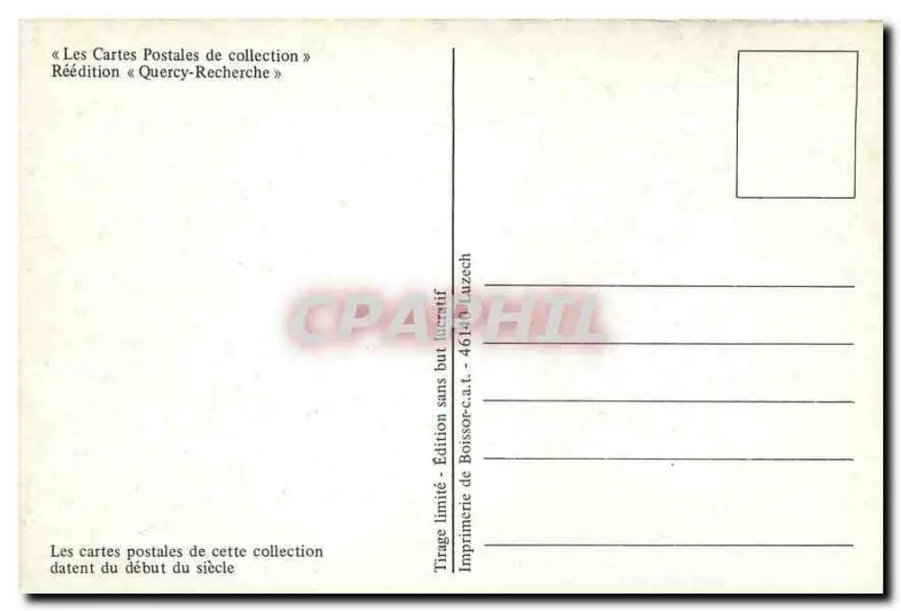 Casseuse de Noix — Rue de Noix — Edição Boissor-C.a.t. - 4614 Luzech - Verso