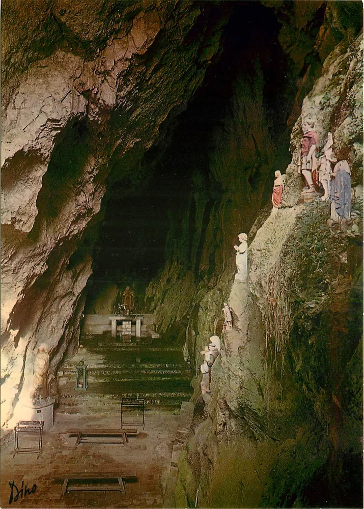 Grotte von Saint-Antoine-de-Galamus — Hermitage von Saint-Paul-de-Fenouillet — Edition Paul Goudin - Vorderseite