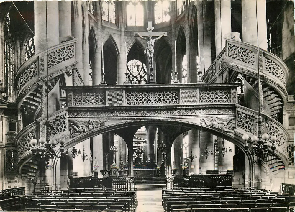 Kirche Saint-Étienne du Mont — Der Chorvorhang — Éditions d'Art du Mont-Jubé - Vorderseite