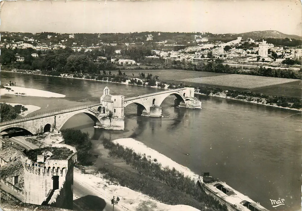 Pont Saint-Bénézet — Avignon — editor Mar - Frente