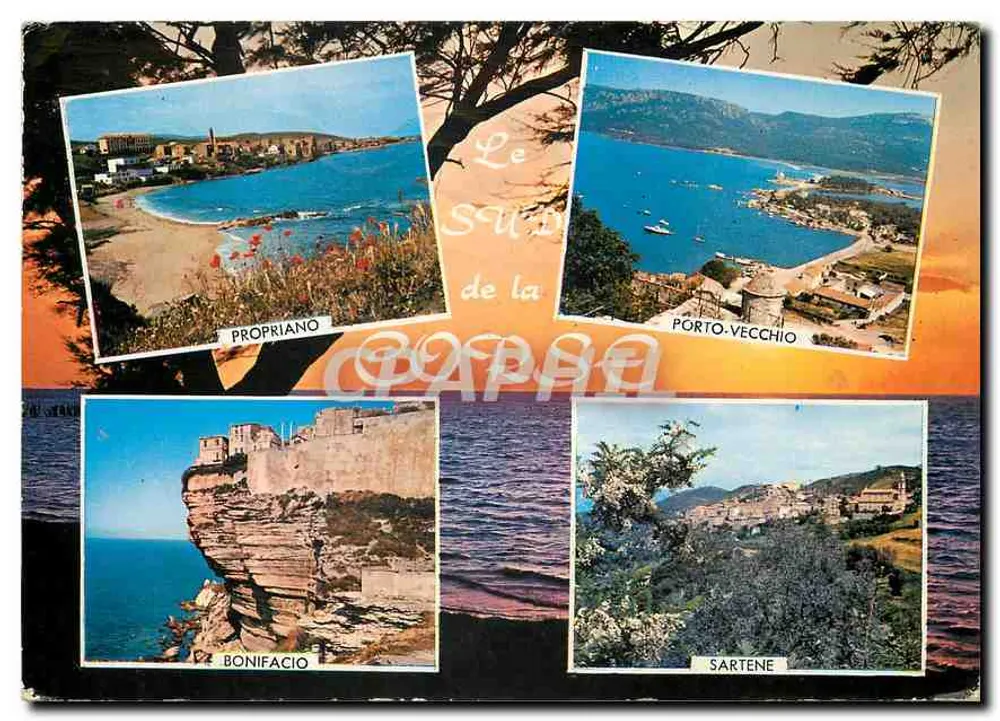 O Sul da Córsega — Propriano, Porto-Vecchio, Bonifacio, Sartène — CPAPPA - Frente
