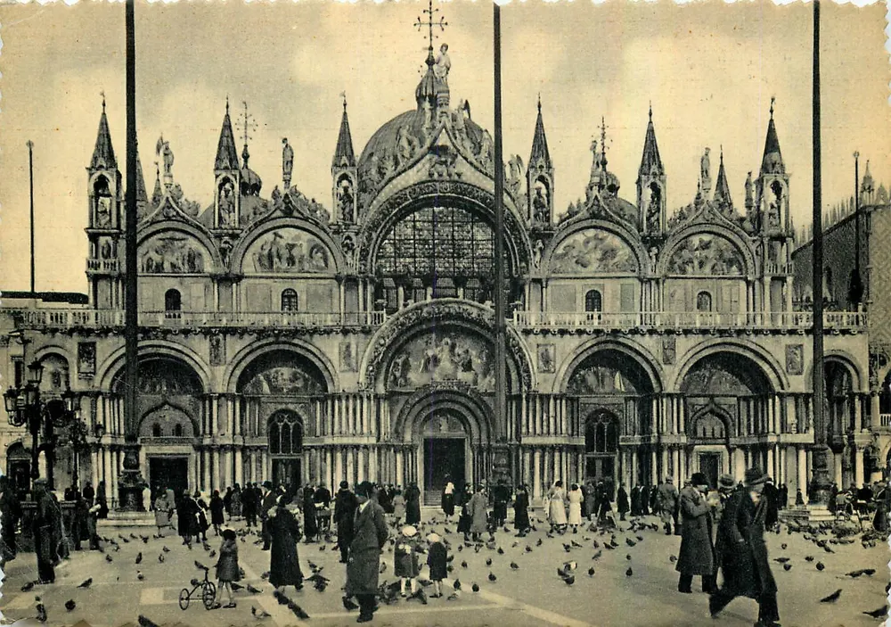 Veneza - Basílica de São Marcos — Ed. Borgoni Stefano - Veneza - Frente