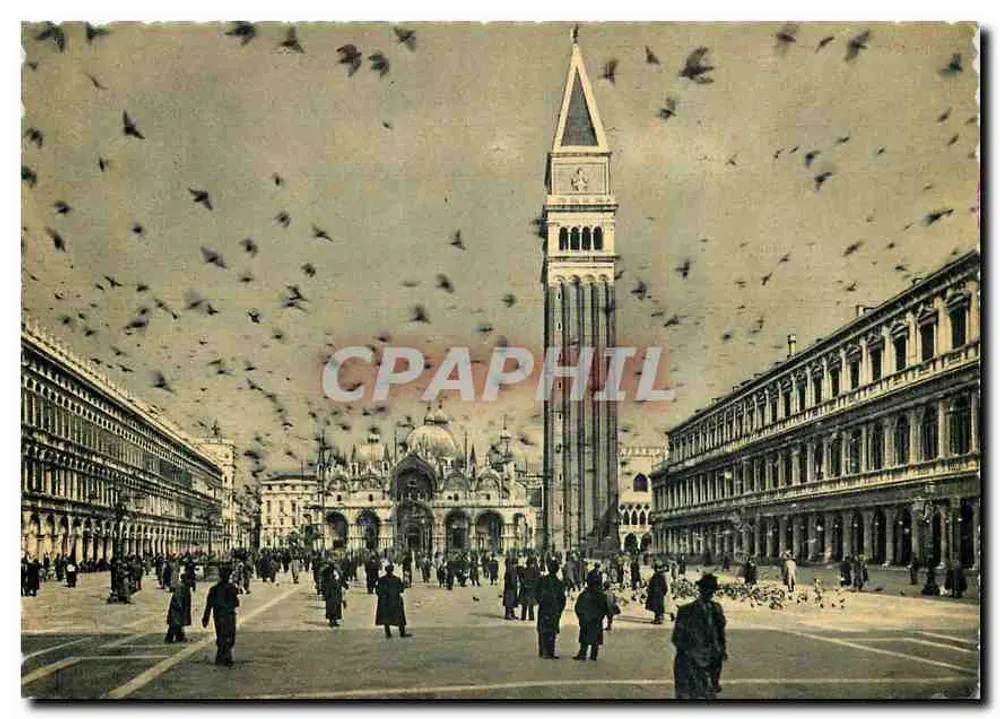 Piazza San Marco - De Pauwen — Ed. Borgogni Stefano - Venetië - Voorkant
