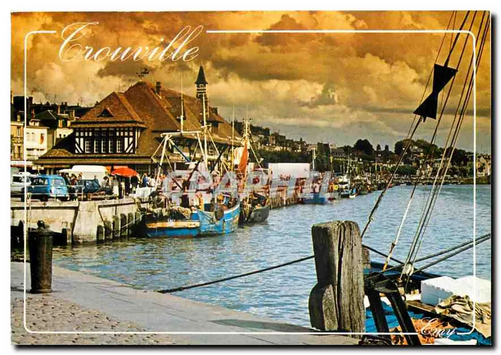 Crouville — Porto de pesca — Edições Normandas LE GOUBEY - Frente