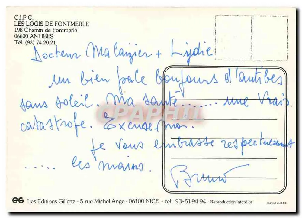 Les Logis de Fontmerle — Antibes — Éditions Gilletta - Reverso