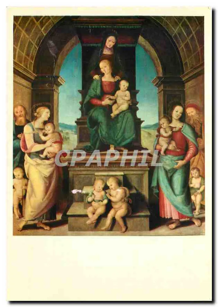 Familie der Jungfrau — Le Perugin (1446-1524) — Editionen der Nationalen Lotterie, Serie AH - Vorderseite