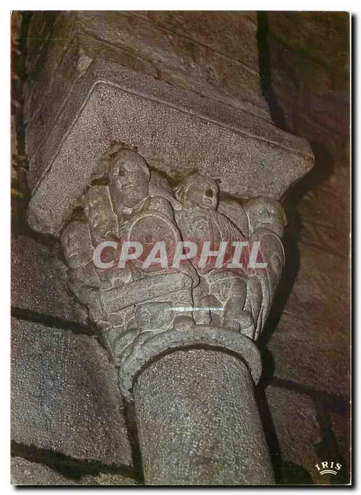 Römische Säule — geschnitzter Kapitell — IRIS - Vorderseite