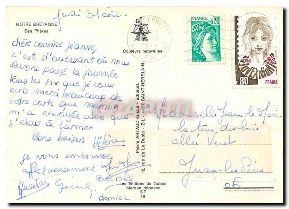 Nossa Bretanha — Seus Faróis — Edições do Gabier - Verso