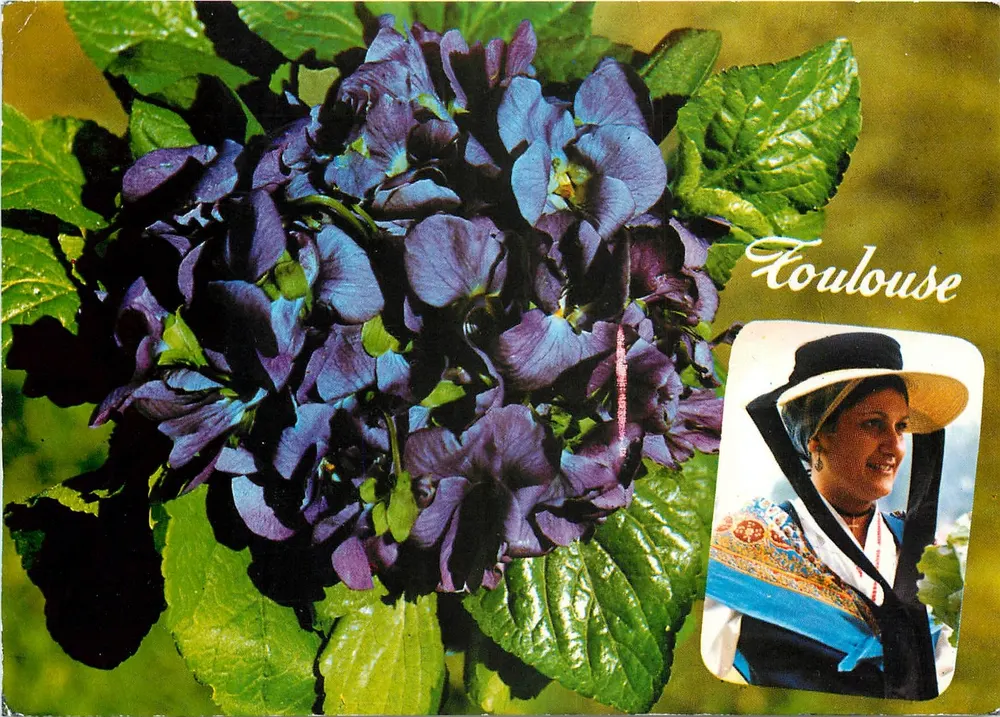 Fouilouse — flor e mulher — Edições de Arte de Toulouse - Frente