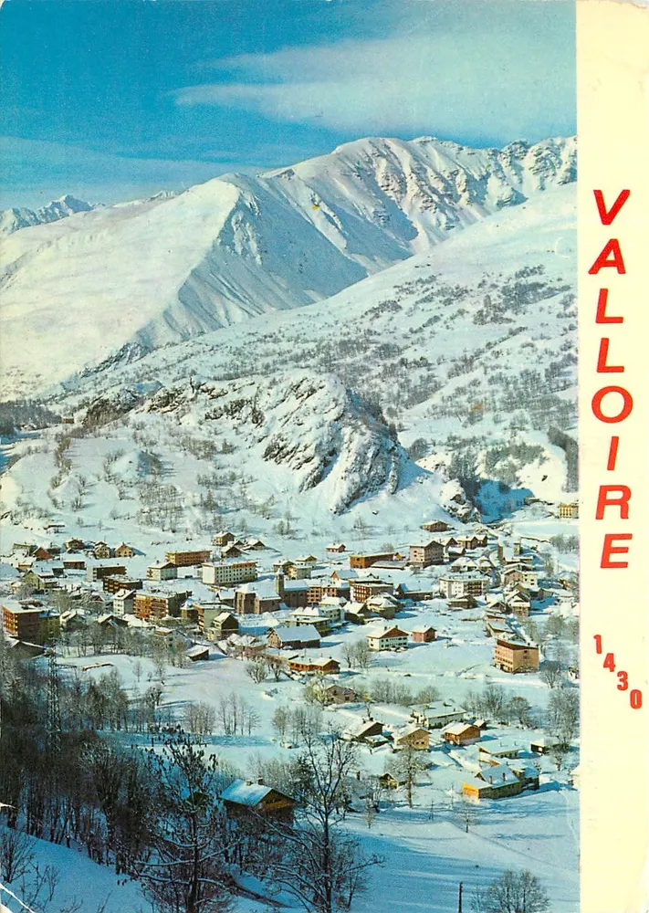 Valloire — vista invernal nevada — Éditions Expo-Photo Valloire, n° 1430 - Frente