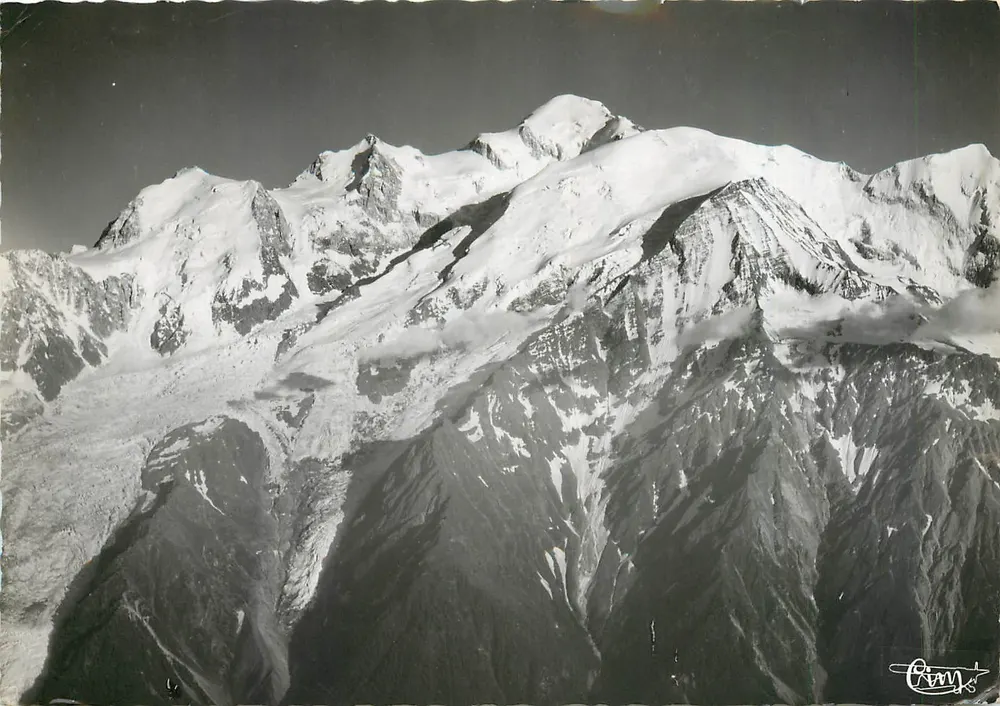 Der Gipfel des Mont-Blanc — Luftbild — Luftbild-Editionen 'Clim' Nr. 116 - Vorderseite
