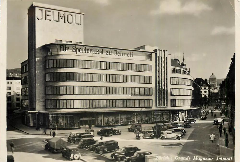 Zürich - Grote Winkels Jelmoli — Onbekende uitgever, serie-nummer niet zichtbaar - Voorkant