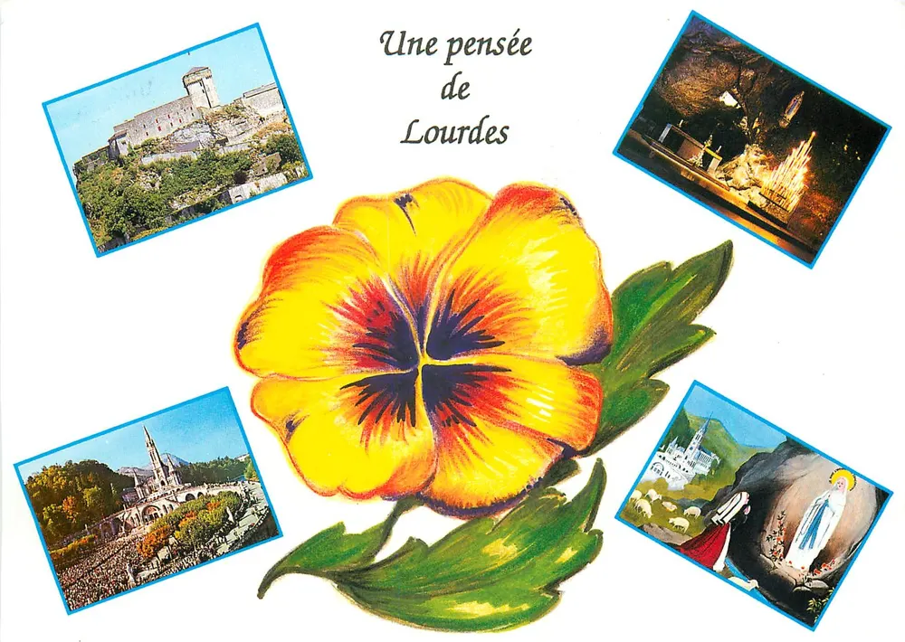 Lourdes — Uma lembrança de Lourdes — Ed. Centro Mundial dos Pobres - Frente