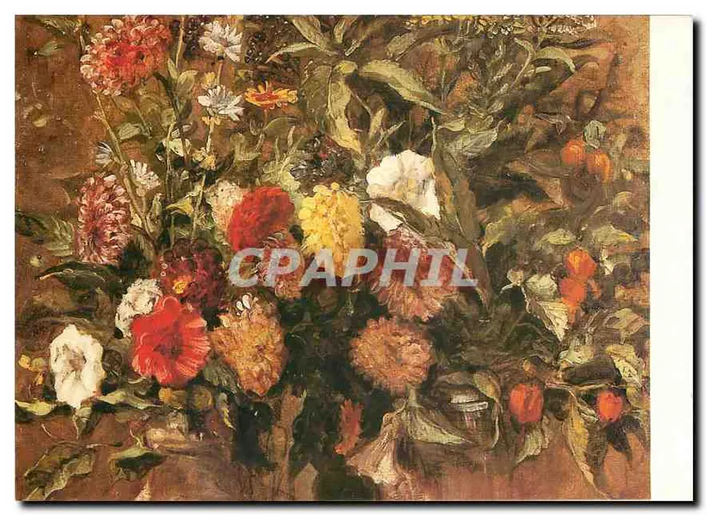 Natureza-Morta com Flores — Eugène Delacroix 1798-1863 — Edição Kupferstichkabinett, Hamburg - Frente