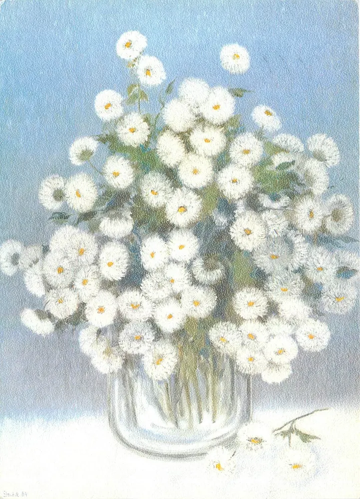 Tausendschönchen — Margaridas — Heide Dahl, Galeria in der Kupferkanne, Kampen/Sylt - Frente