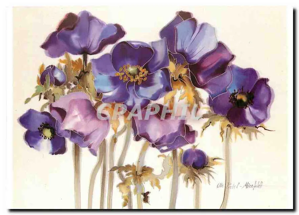 Violette Anemonen — Werk von Ute Patel-Missfeldt — Verlag Eulen Verlag - Vorderseite