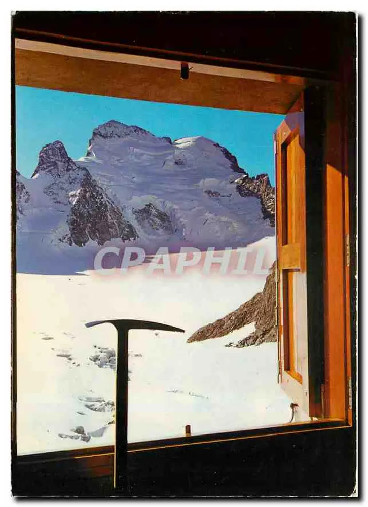 Massif de l'Oisans — Nordseite der Écrins von der Hütte aus gesehen (3170 m.) — Éditions F. Francon - Vorderseite