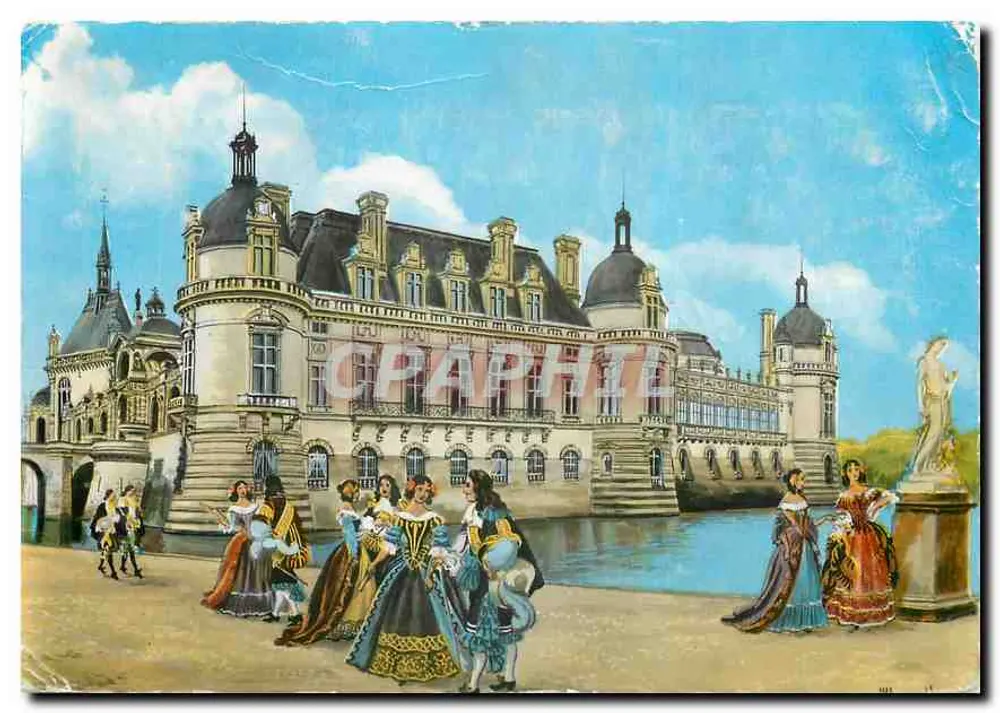 Castello di Chantilly — Ile-de-France — Artaud Frères, Nantes - Recto
