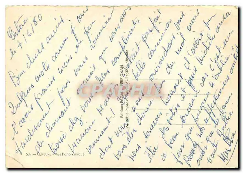 सर्बेर — पैनोरमिक दृश्य — एडिशन्स ब्रिसन - पीछे