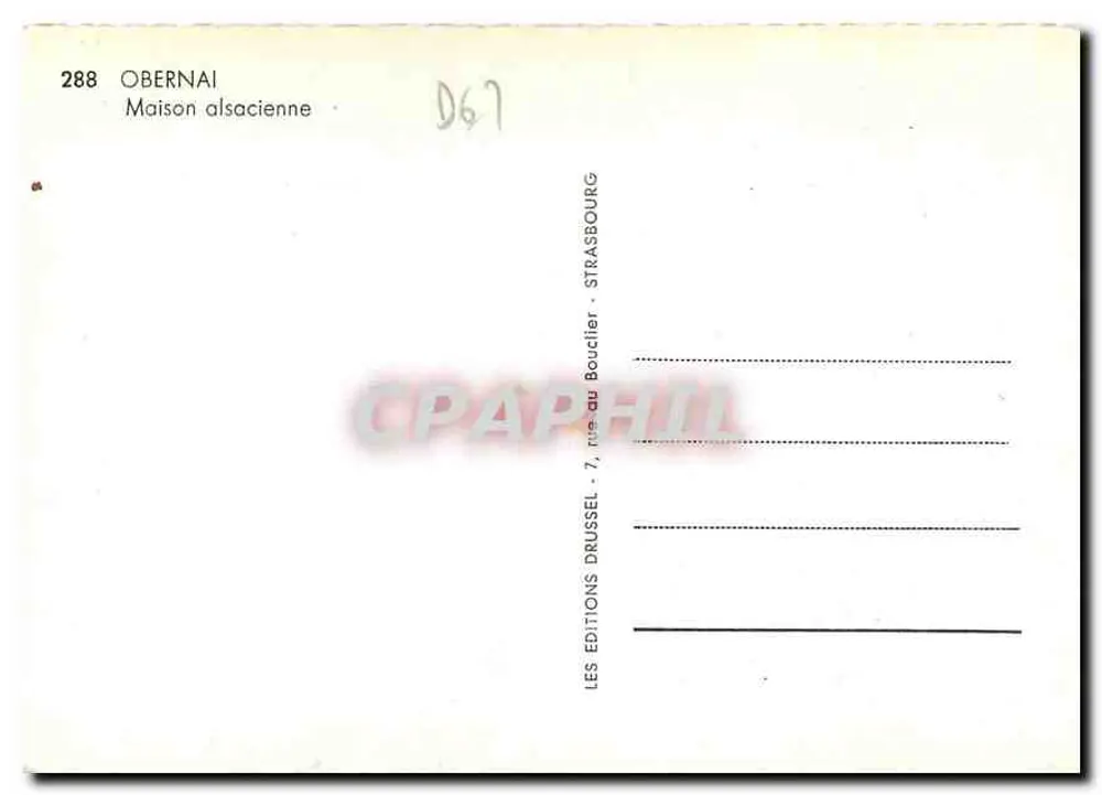 Obernai — Casa alsaciana — Les Éditions Drussel - Verso