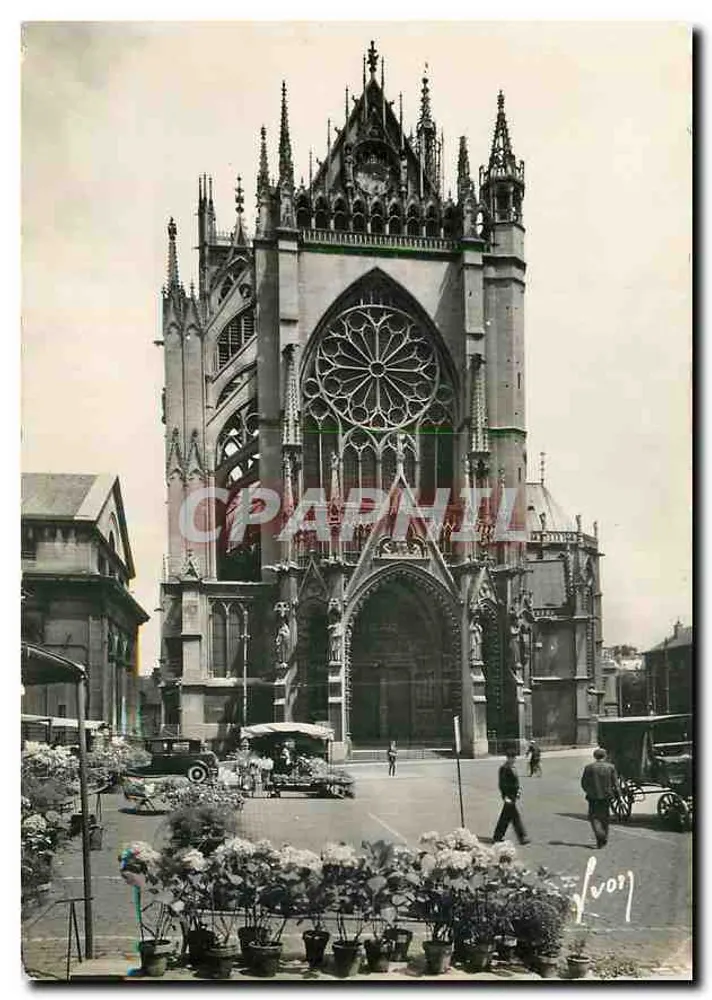 METZ (Moselle) - Fachada da Catedral — Edições d'Art Martel, Paris - Frente