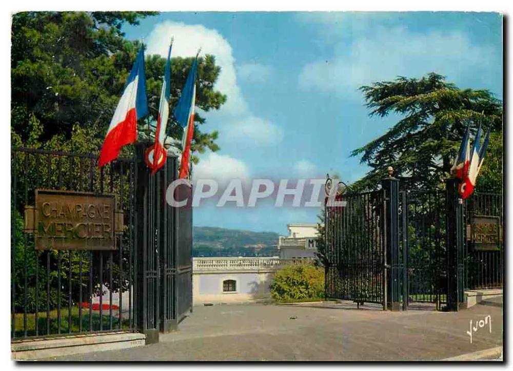 Eingang zu den Champagne-Kellern Mercier — Epernay — Éditions d'Art Yvon - Vorderseite