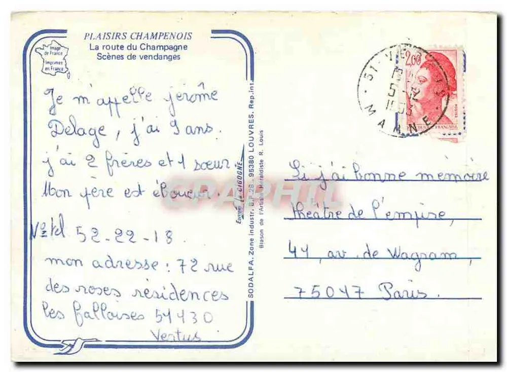 Route du Champagne — Plaisirs Champenois — Éditeur : Plaisirs Champenois - Verso