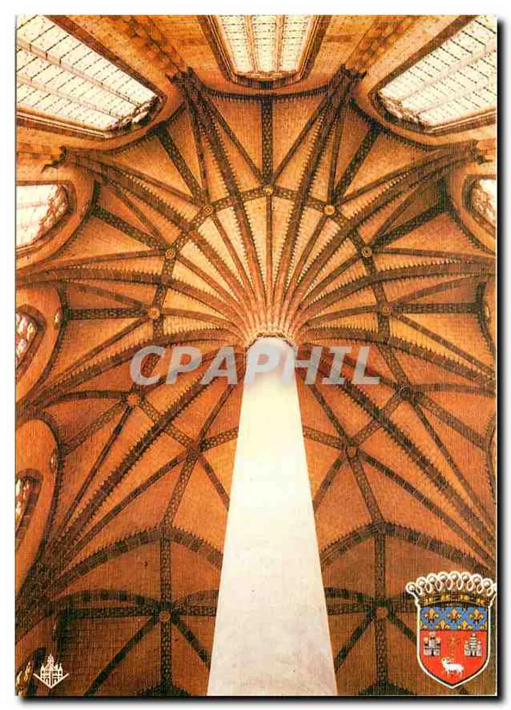 Interior da catedral de Toulouse — vista do teto abobadado — Edição de Luxo - Frente