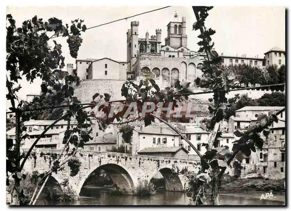 Béziers — Der alte Brücke und Saint-Nazaire — APA - Vorderseite