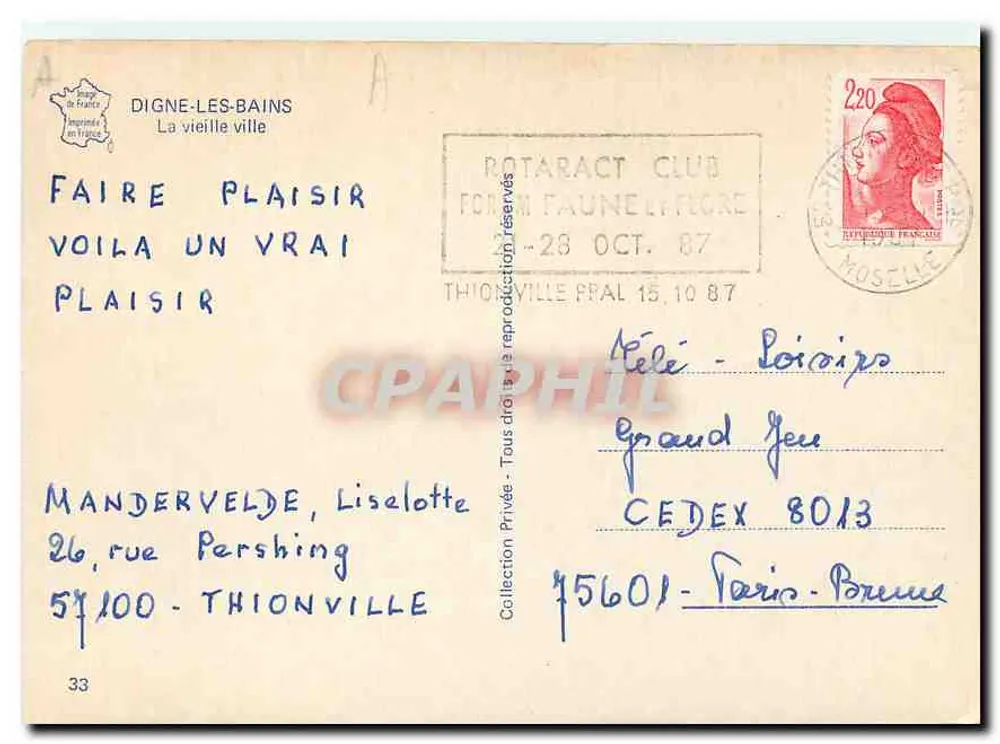 Digne-les-Bains — La vieja ciudad — Rotaract Club Thionville - Reverso
